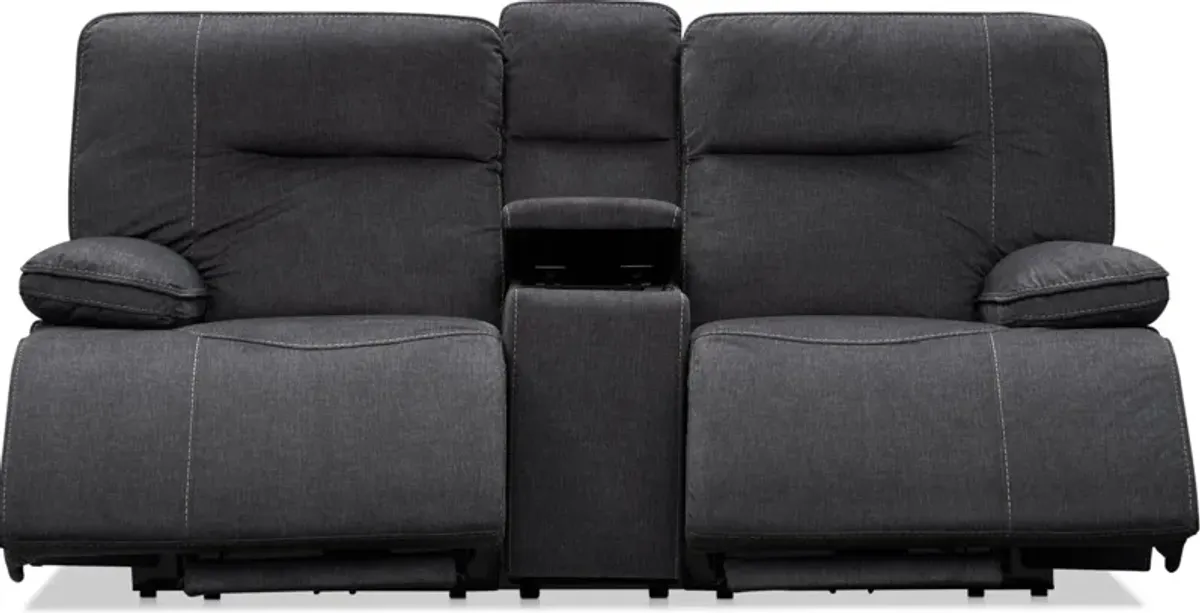 Warner Dual-Power Reclining Loveseat