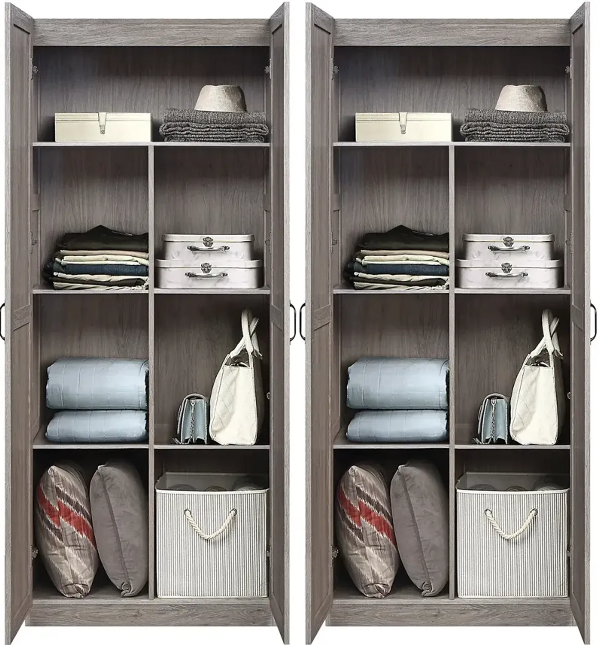 Marcille Closet Set - Grey