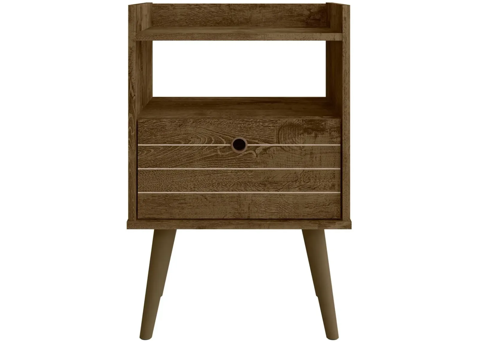 Marlo Nightstand - Rustic Brown