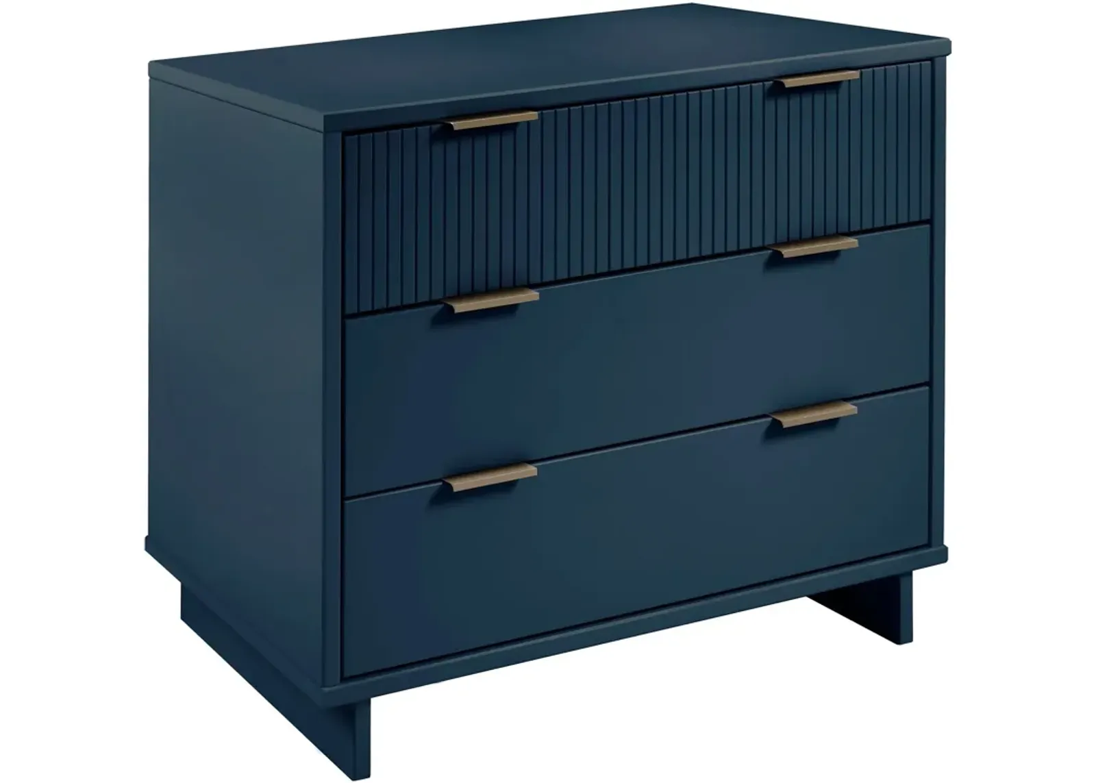 Kenya 3 Drawer Dresser - Midnight Blue