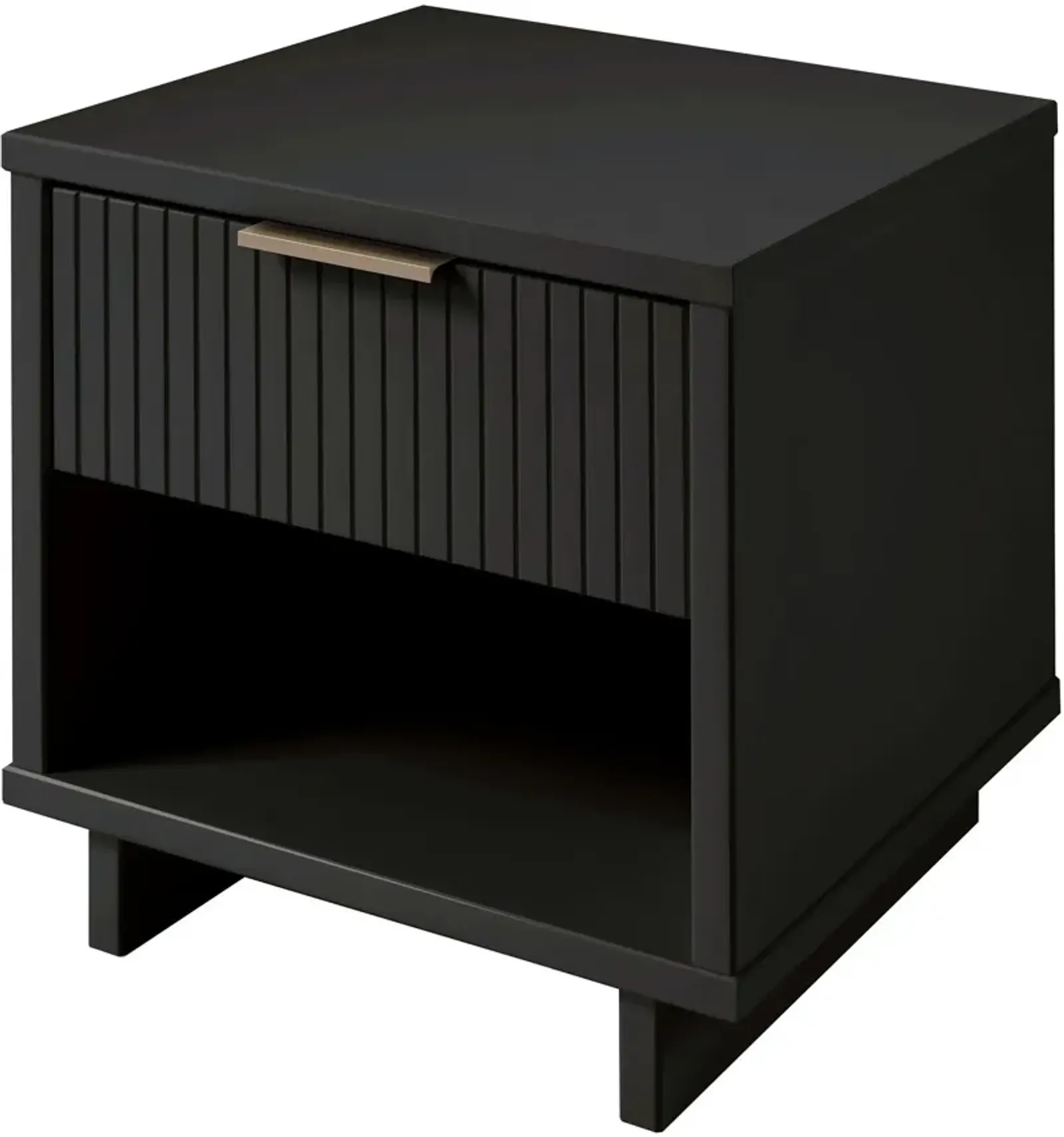 Kenya Nightstand - Dark Grey