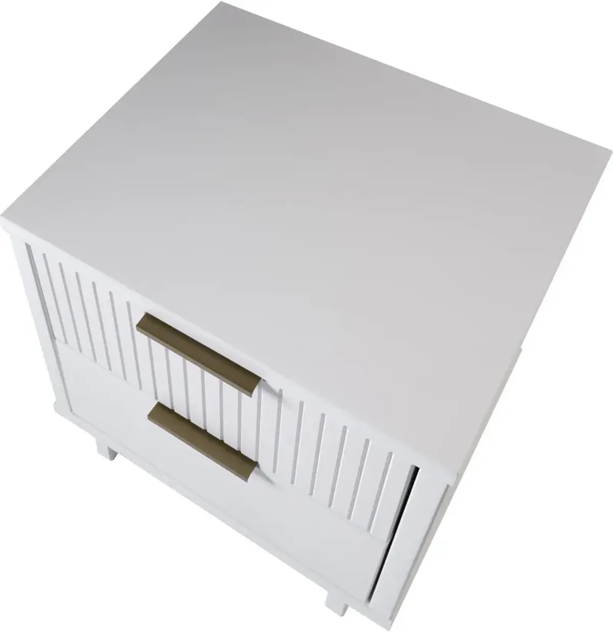 Kenya 2 Drawer Nightstand - White