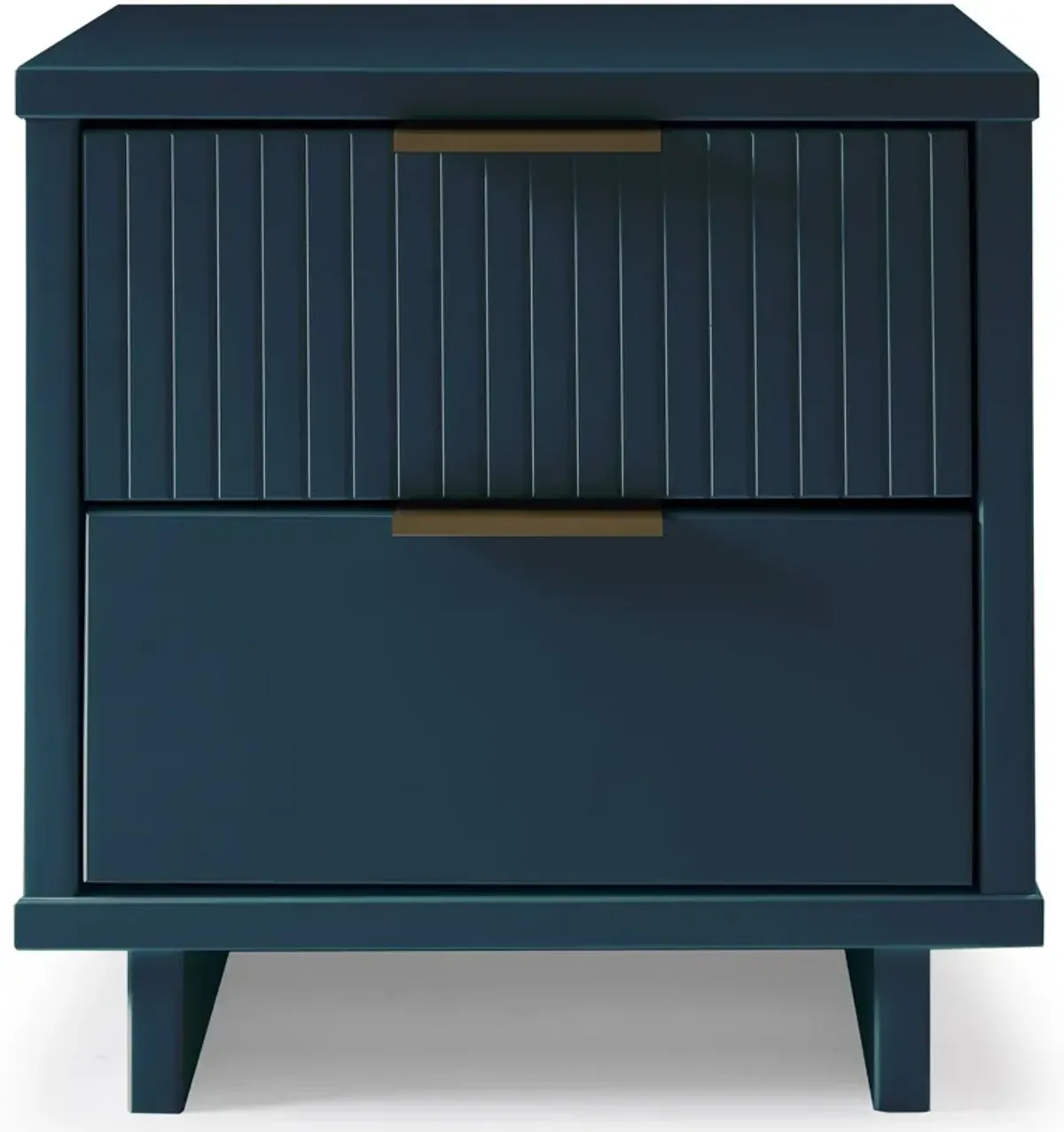 Kenya 2 Drawer Nightstand - Midnight Blue