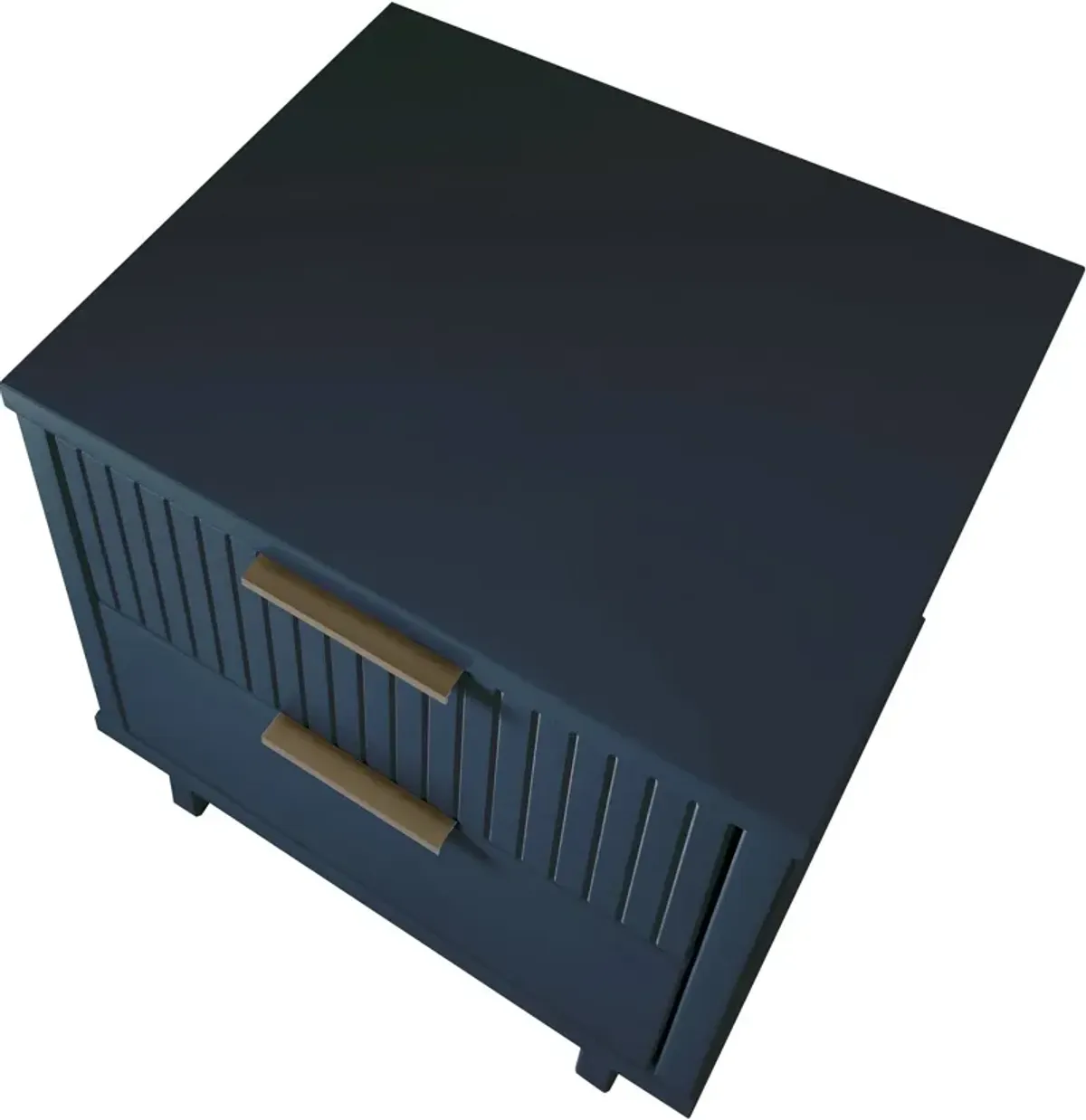 Kenya 2 Drawer Nightstand - Midnight Blue