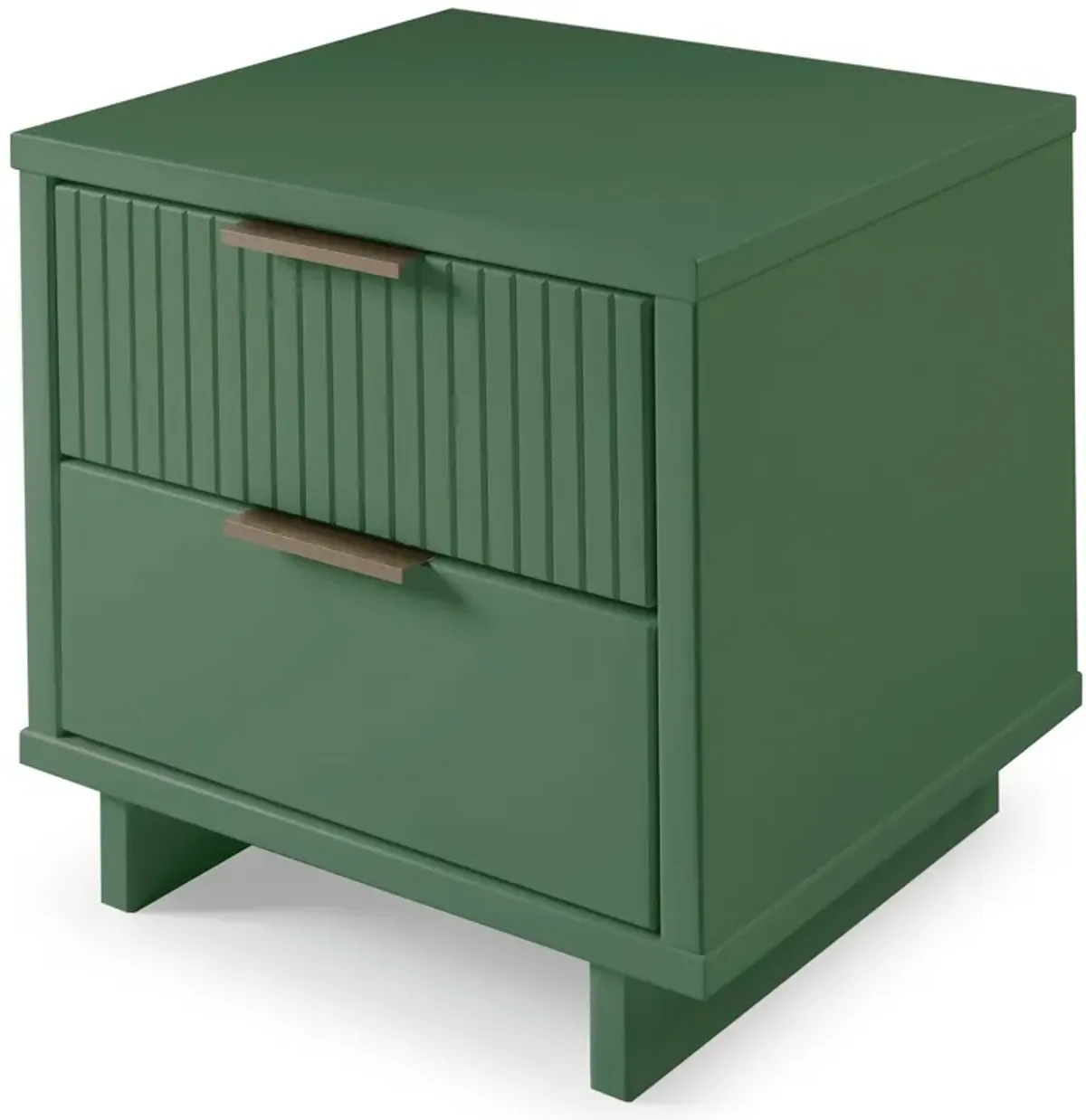 Kenya 2 Drawer Nightstand - Sage Green