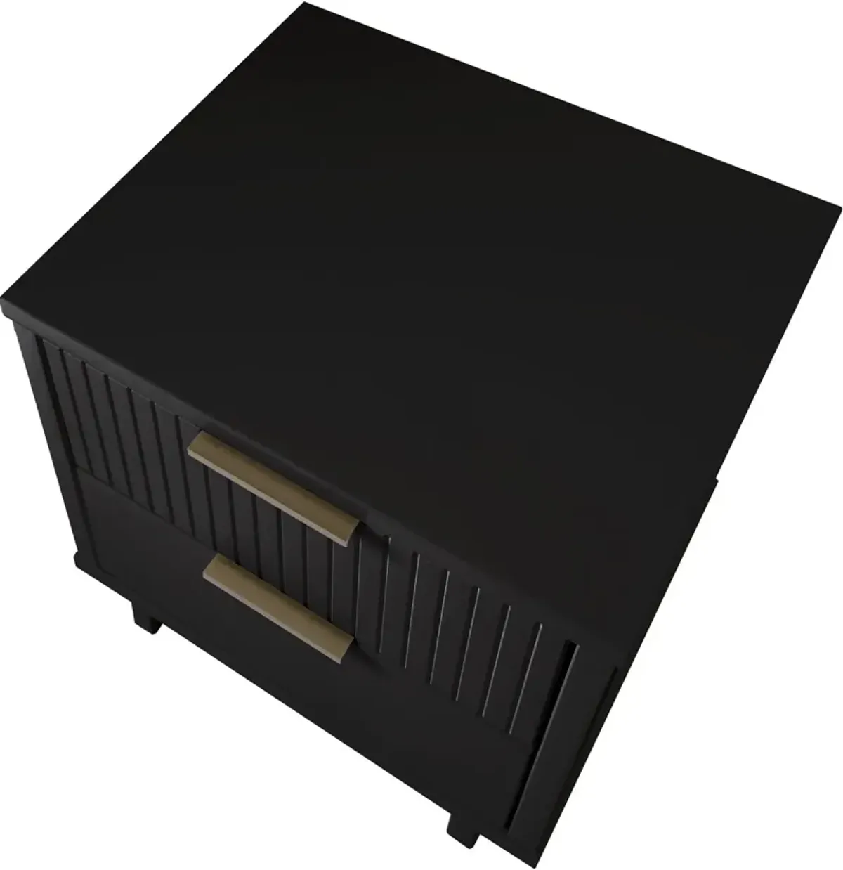 Kenya 2 Drawer Nightstand - Black