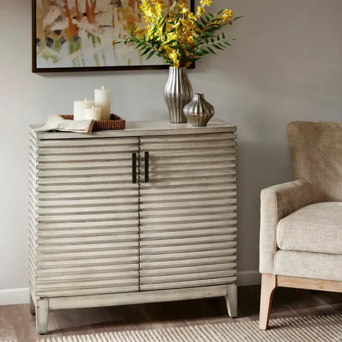 Carol Accent Cabinet - Cream