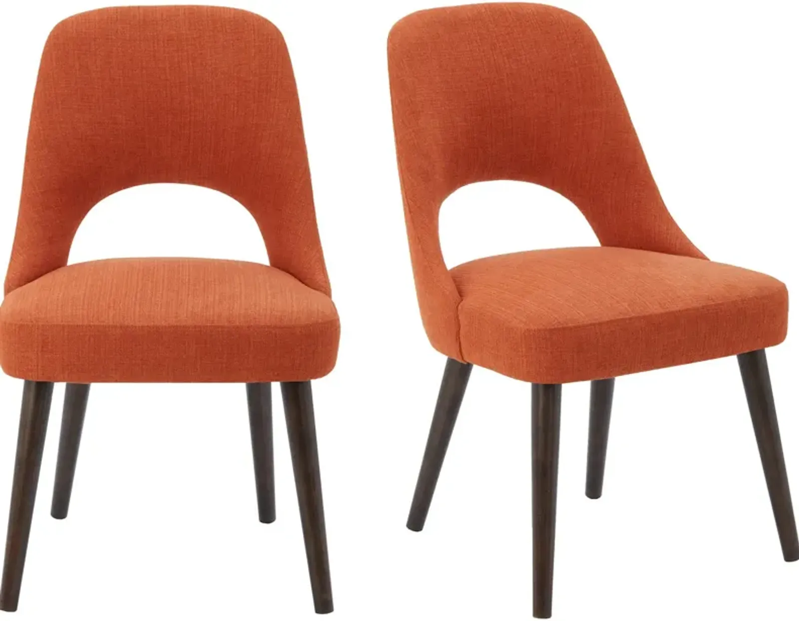 Lenore Set of 2 Dining Chairs - Orange