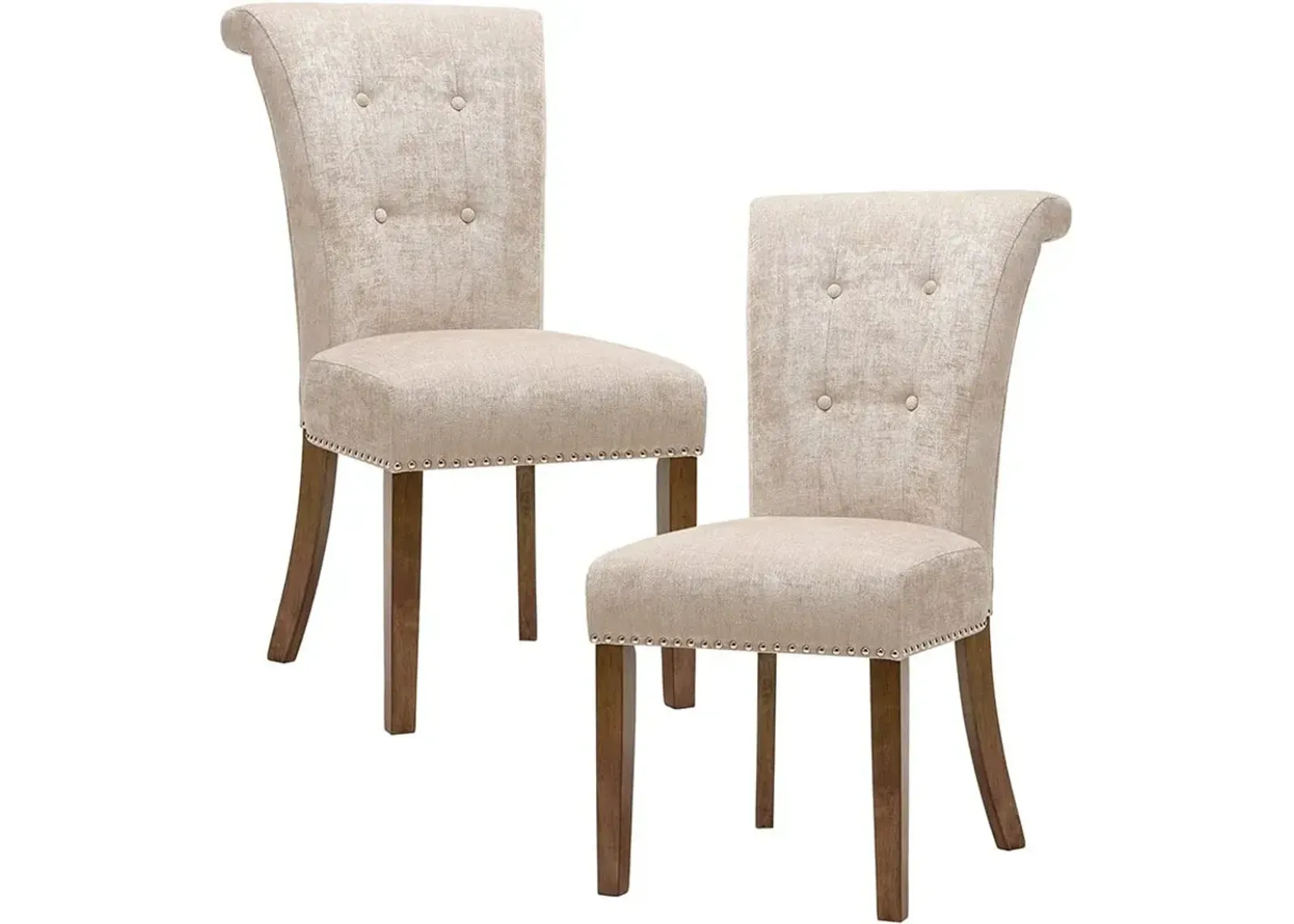 Charlotte Set of 2 Dining Chairs - Cream