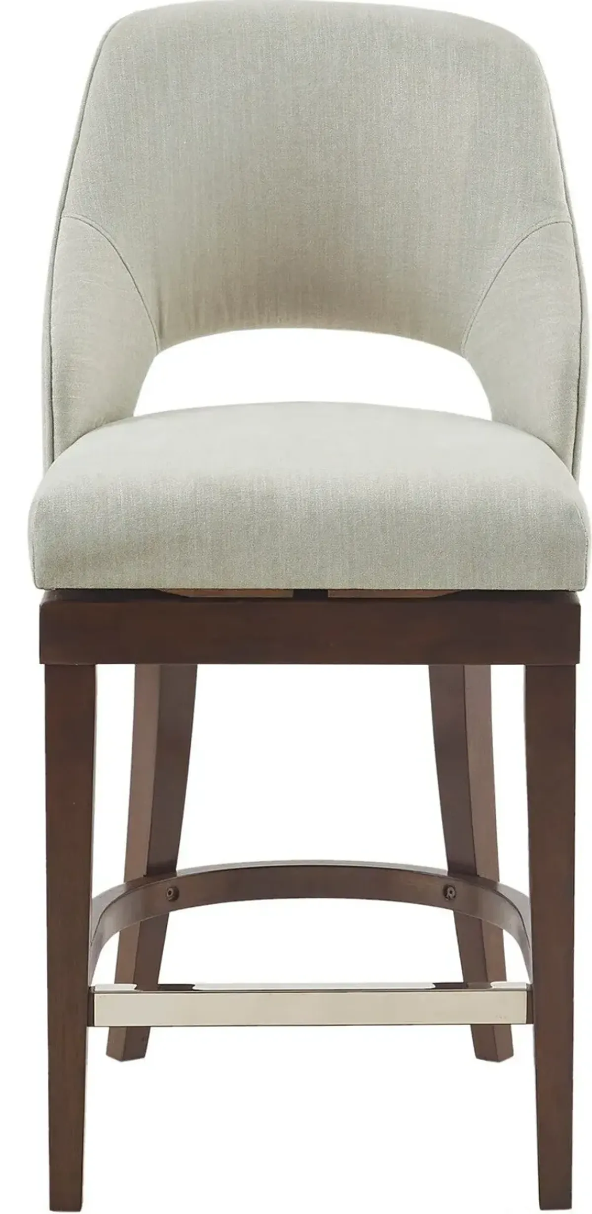 Abbey Swivel Counter-Height Stool - Cream