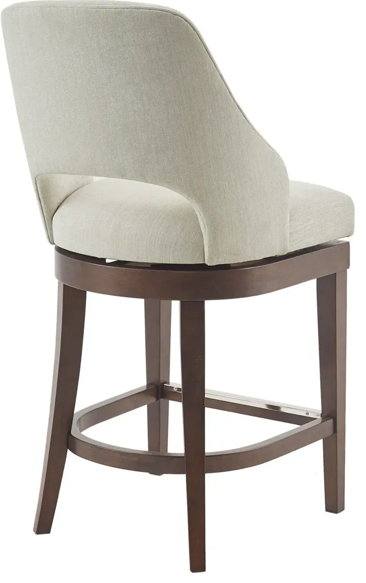 Abbey Swivel Counter-Height Stool - Cream