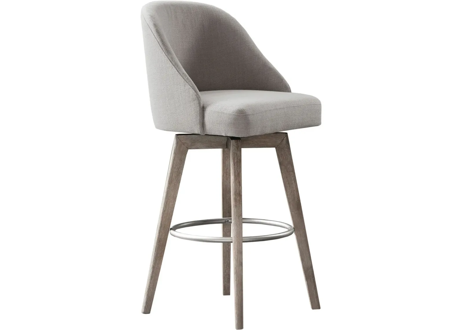 Denton Swivel Bar Stool - Gray