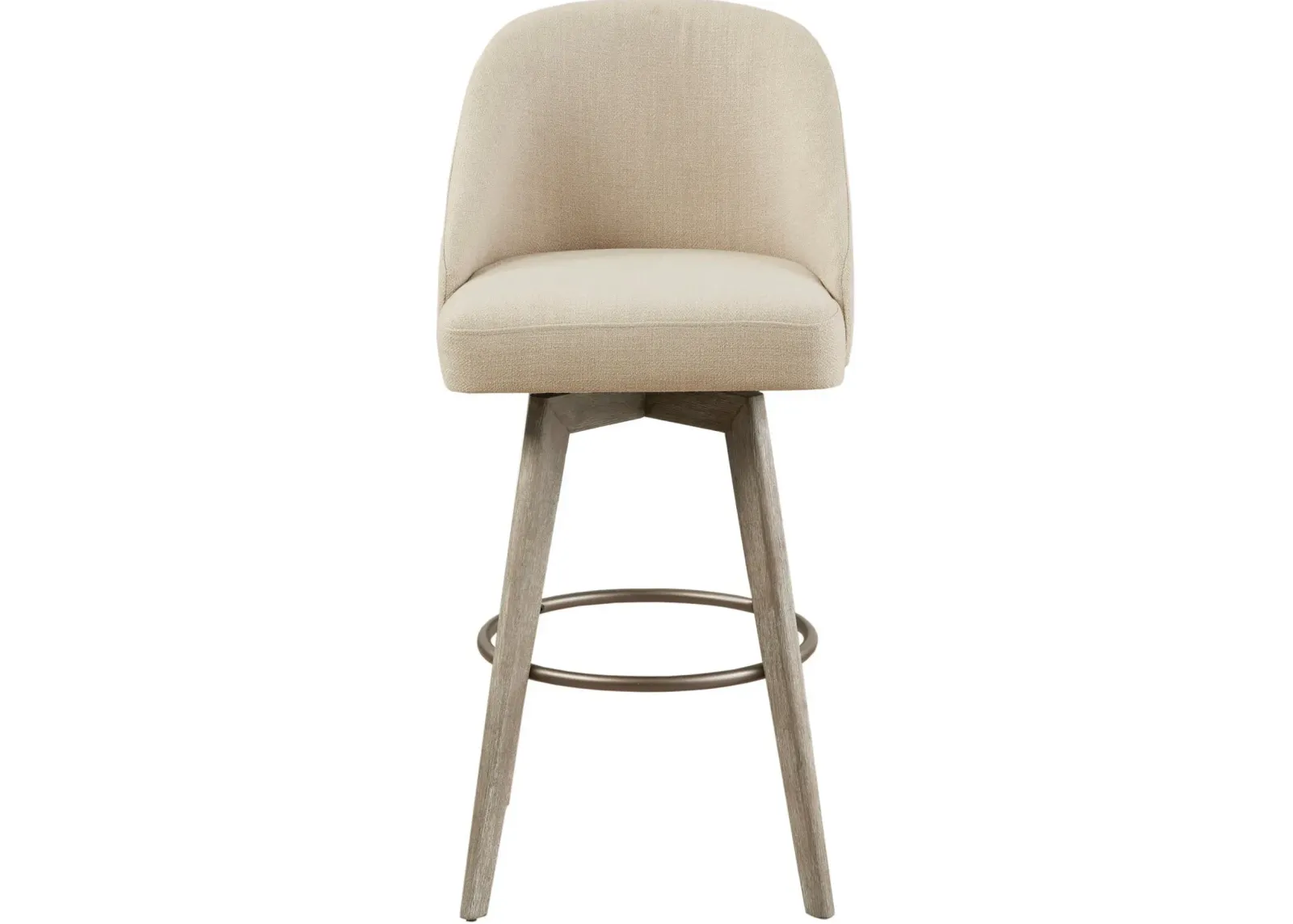 Denton Swivel Bar Stool - Cream