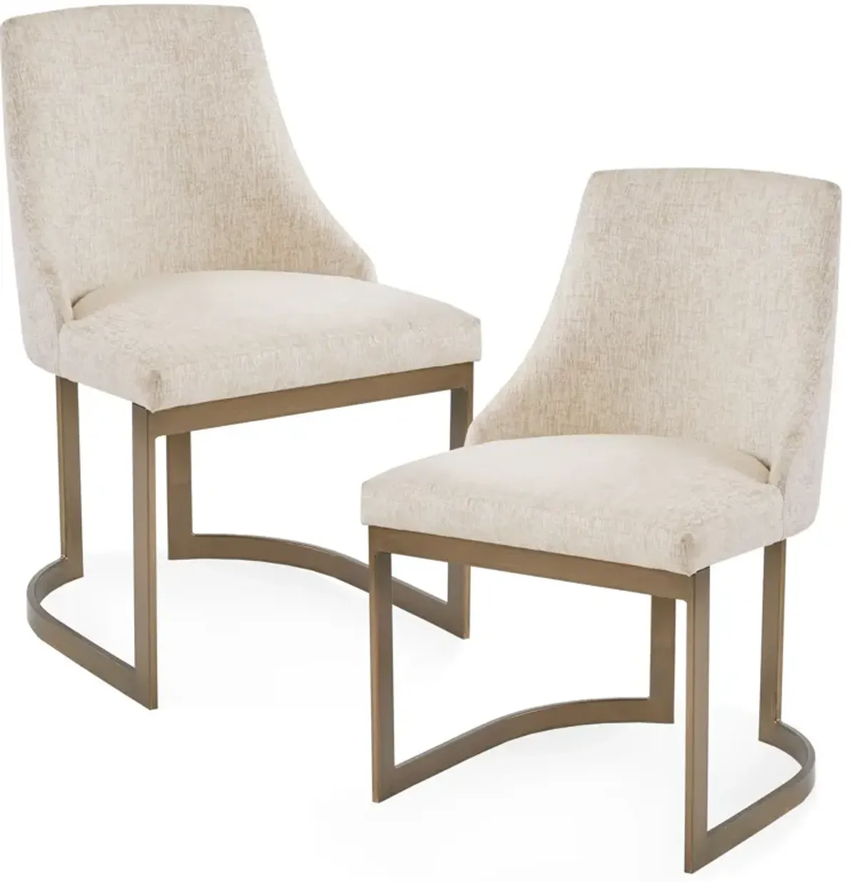 Hayes Set of 2 Dining Chairs - Cream