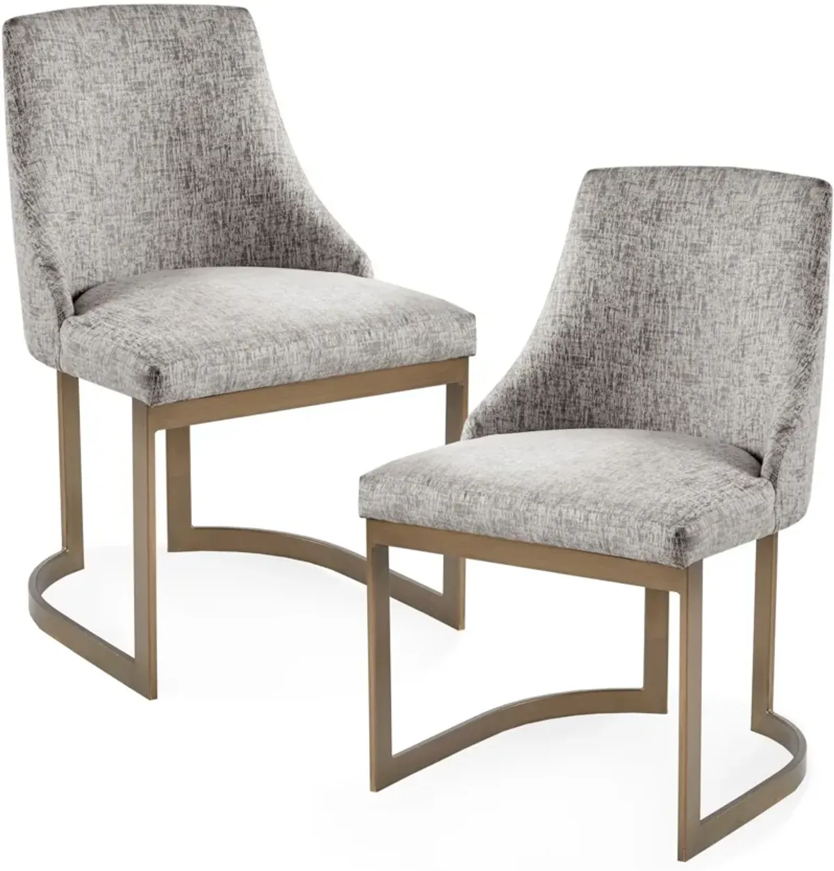 Hayes Set of 2 Dining Chairs - Gray