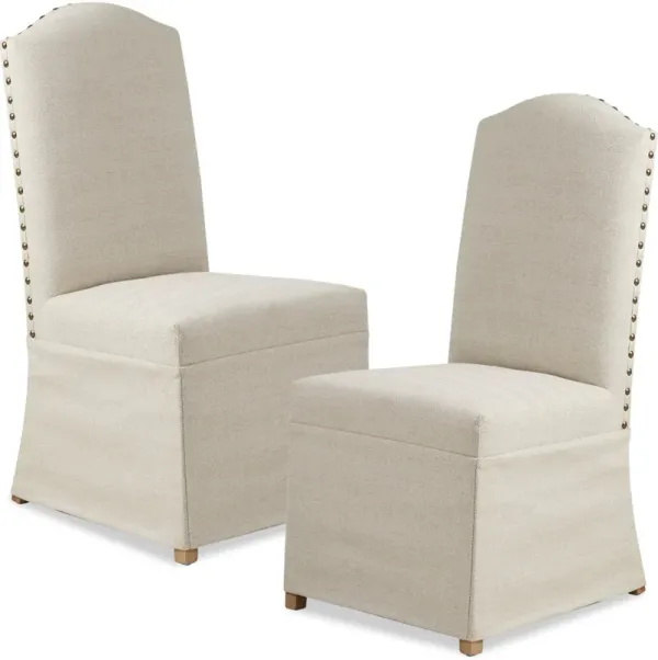 Kenai Set of 2 Dining Chairs - Beige
