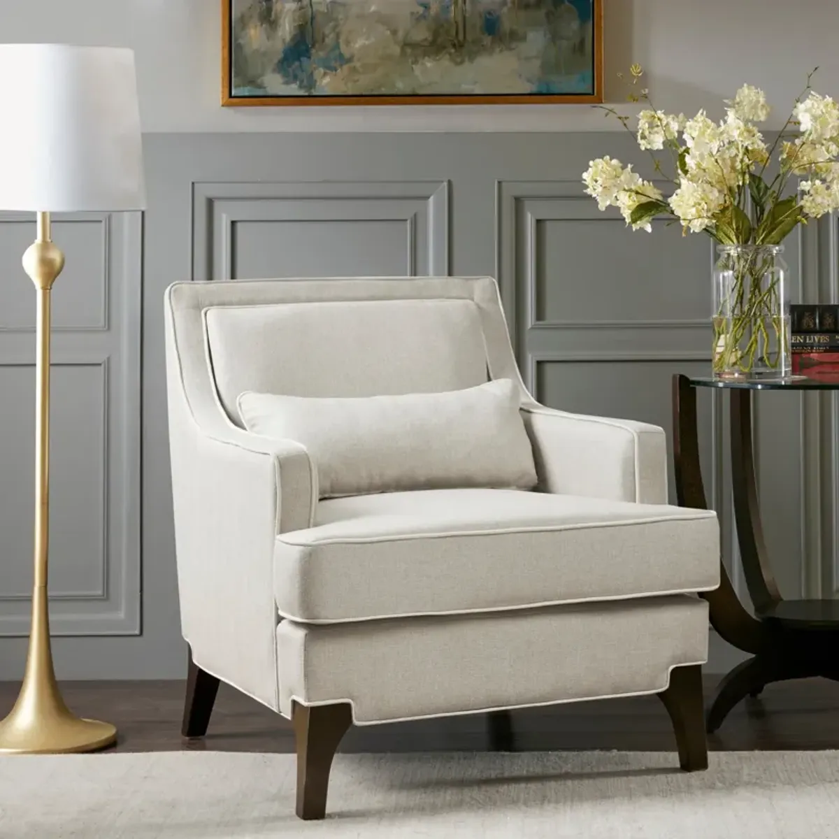 Harry Accent Chair - Cream