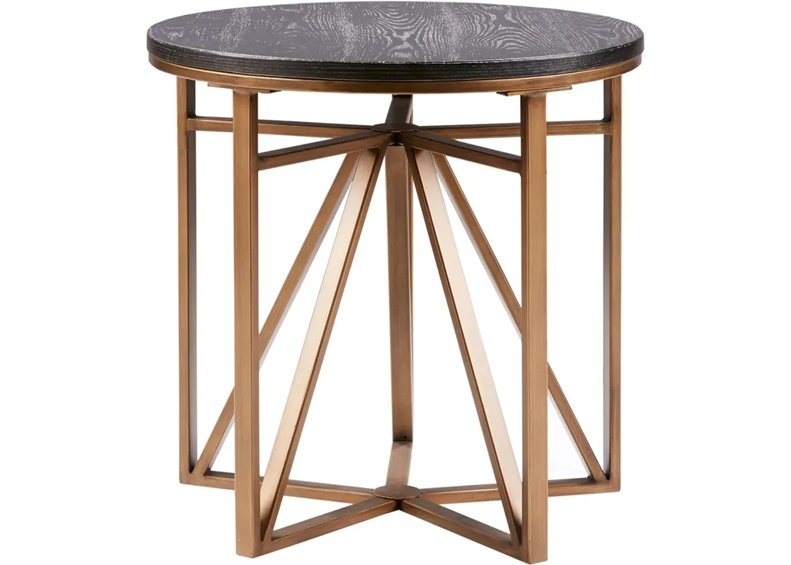 Cindy End Table - Antique Bronze