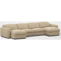 Soho Dual-Power Reclining 4-Piece Sectional with Dual Adjustable