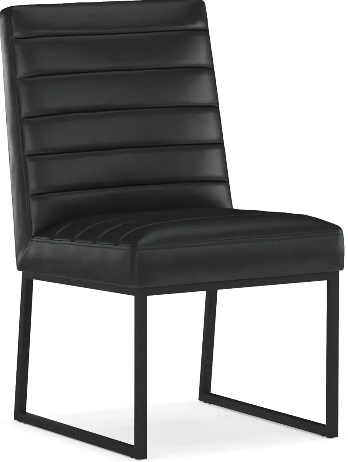 Frisco Dining Table and 6 Irvine Dining Chairs - Black