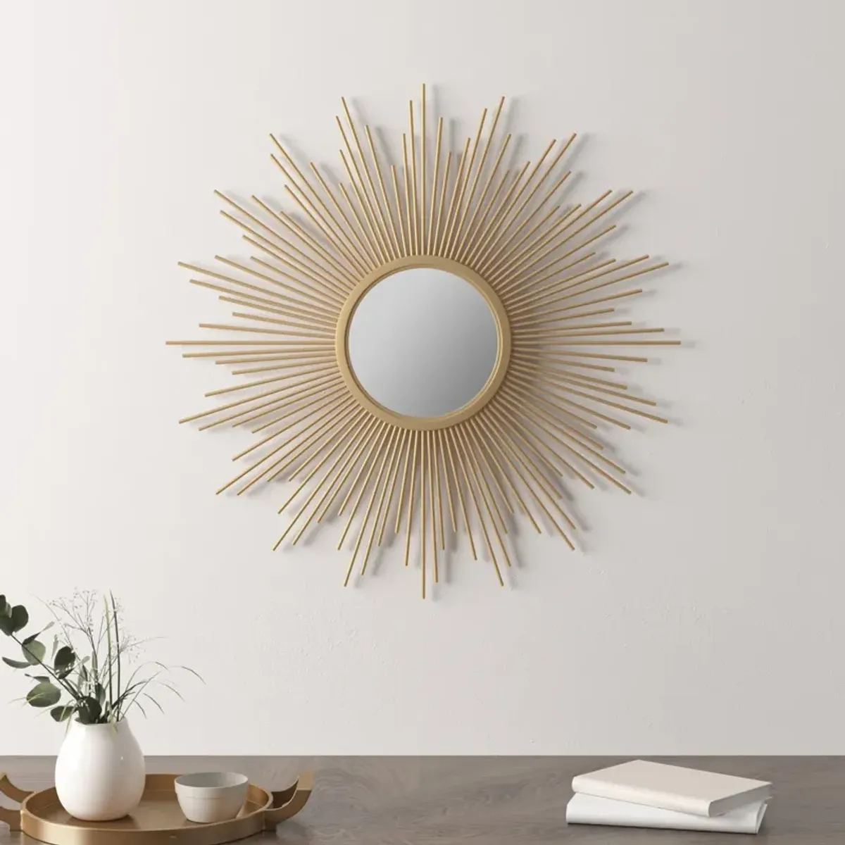 Raya 30'' x 30'' Wall Mirror