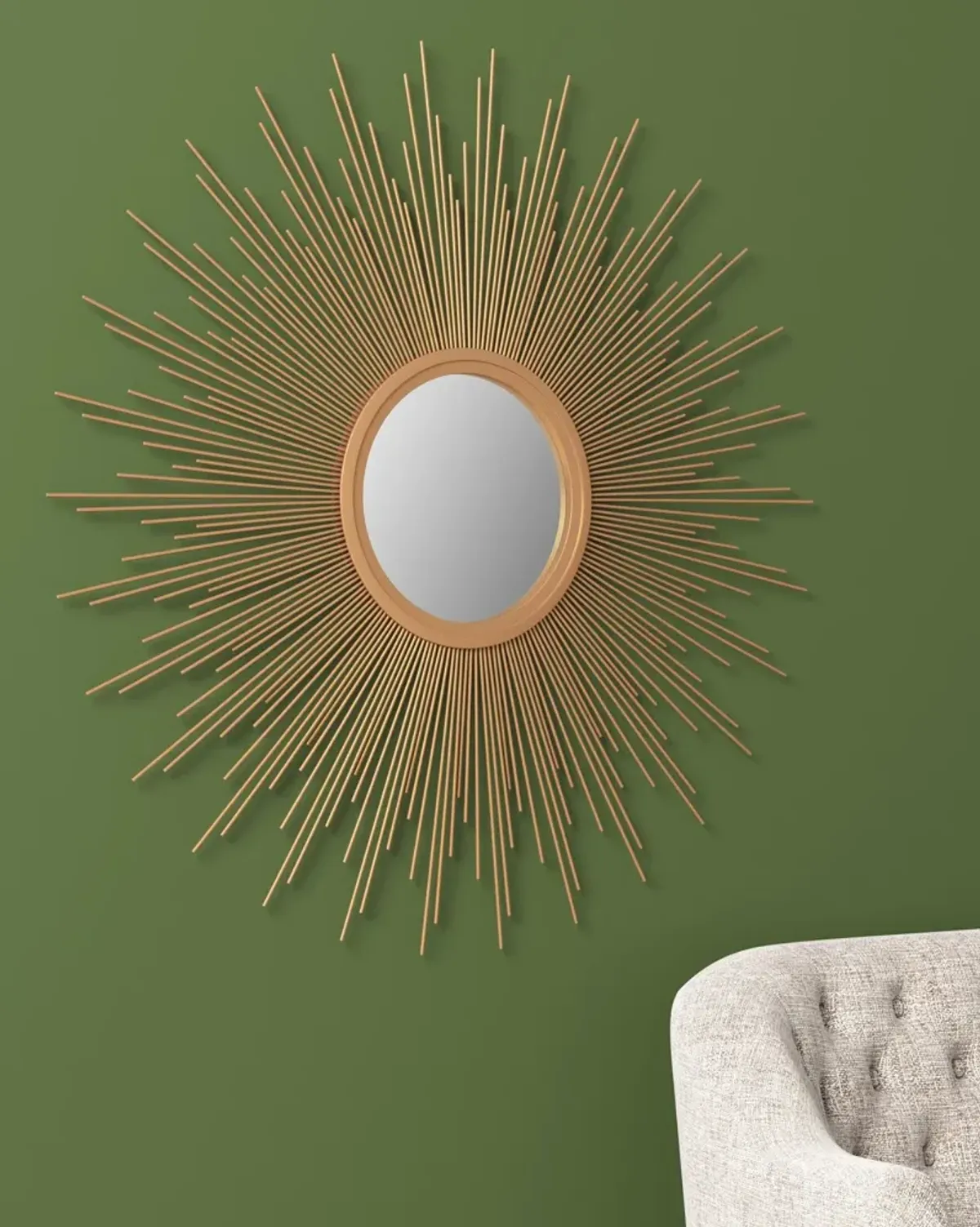 Raya 30'' x 30'' Wall Mirror