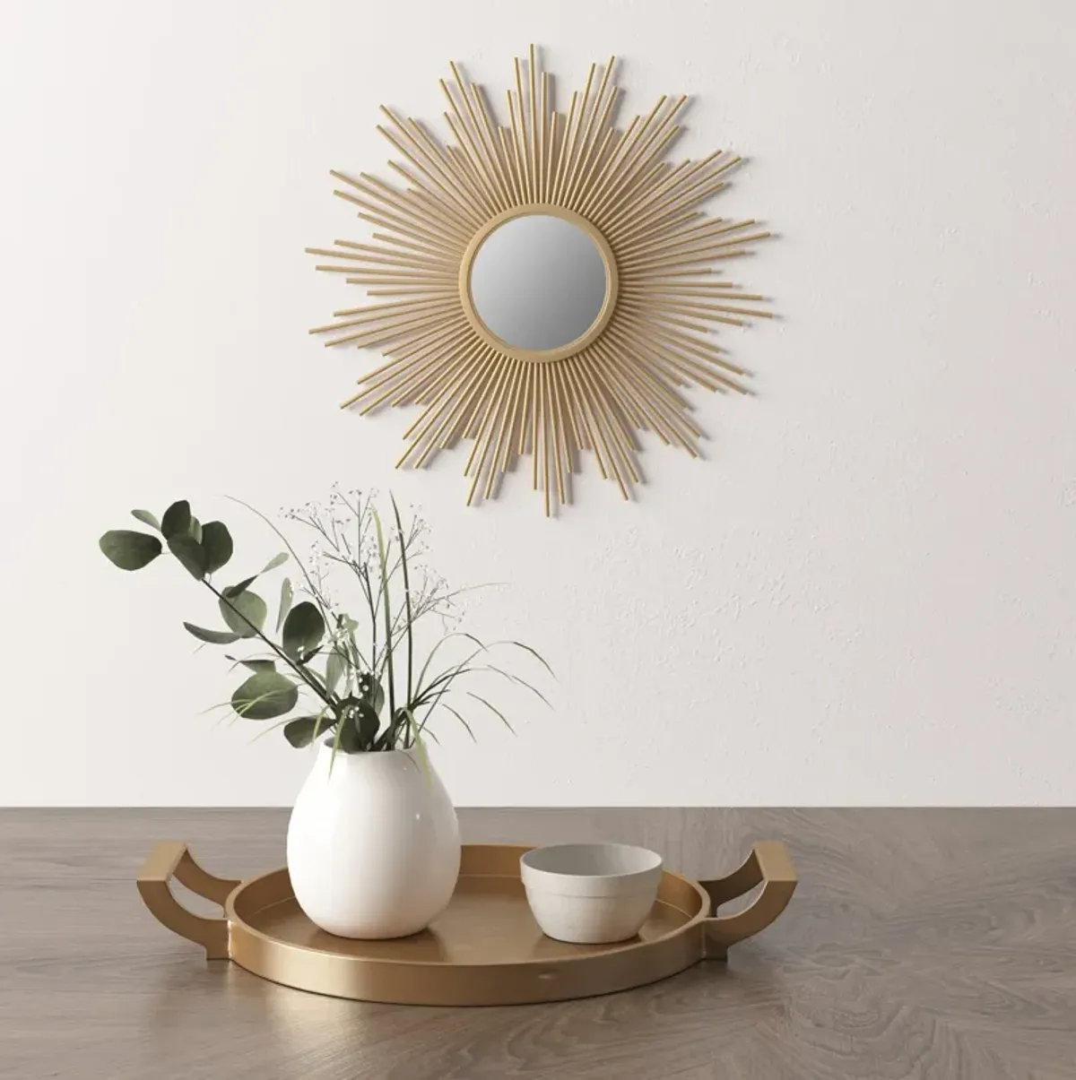 Raya 15'' x 15'' Wall Mirror