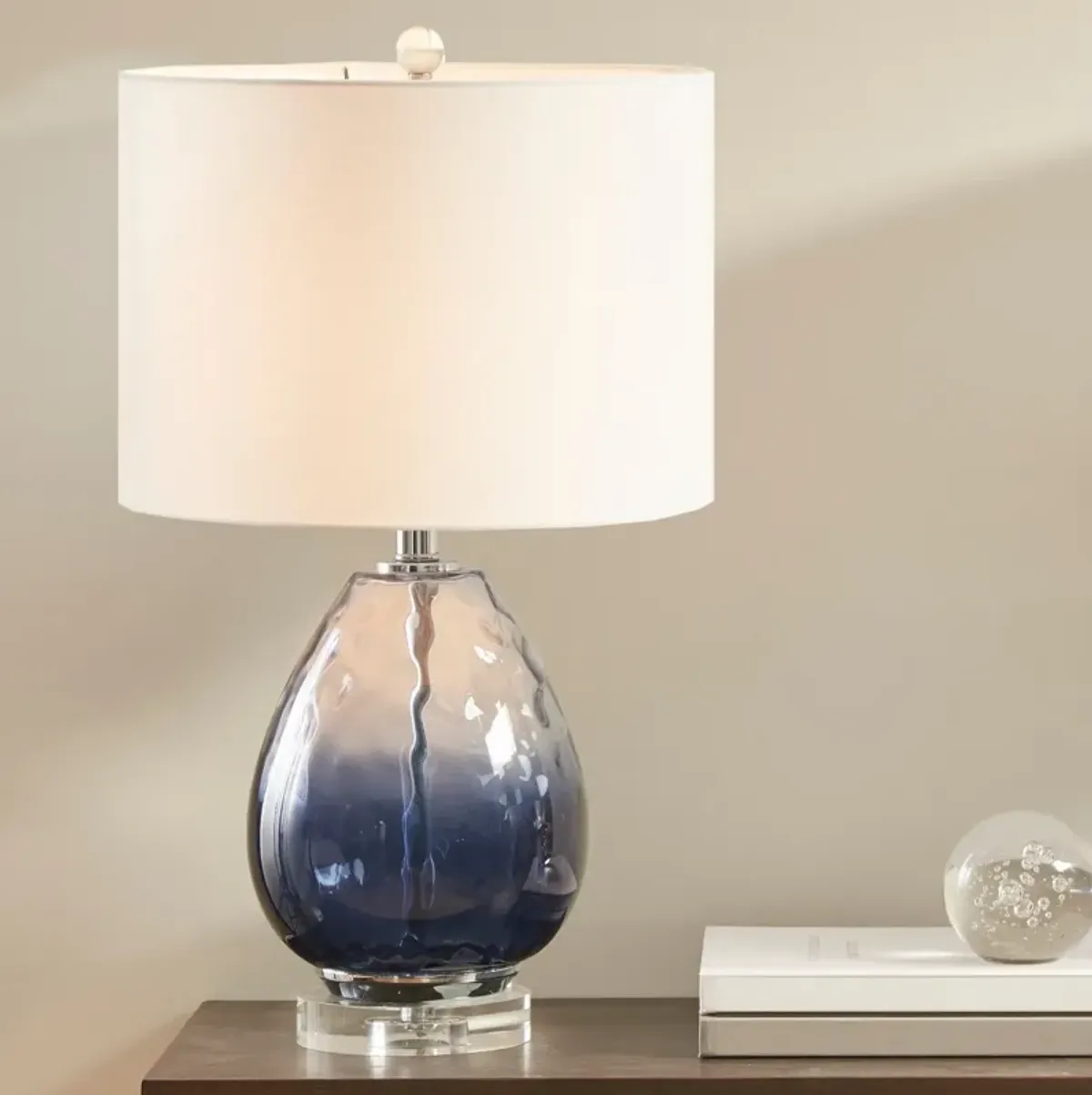 Aquata 24'' Table Lamp - Dark Blue