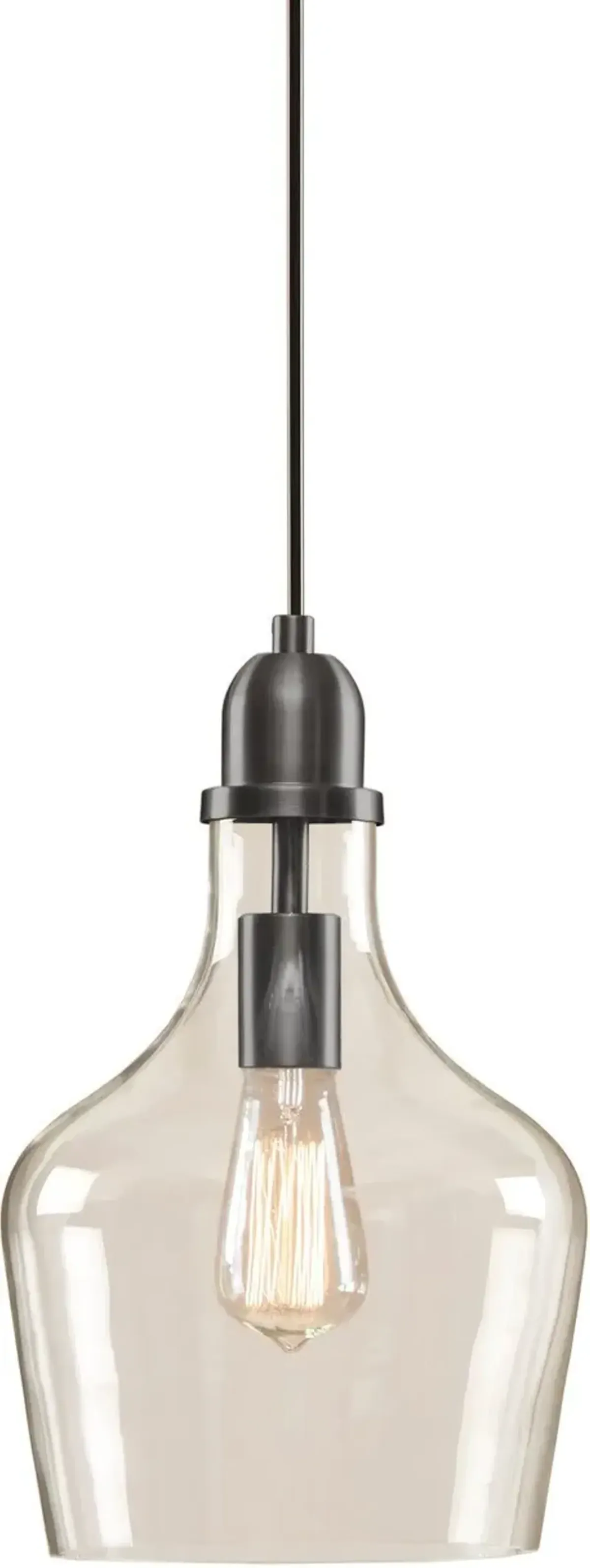 Kern Pendant Light - Black/Clear