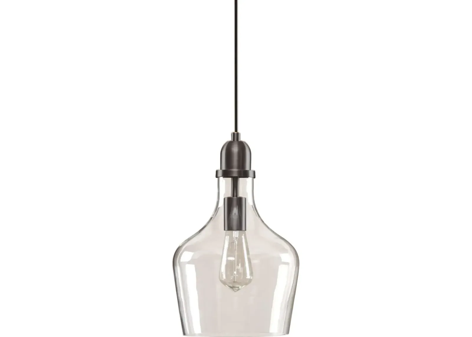 Kern Pendant Light - Black/Clear