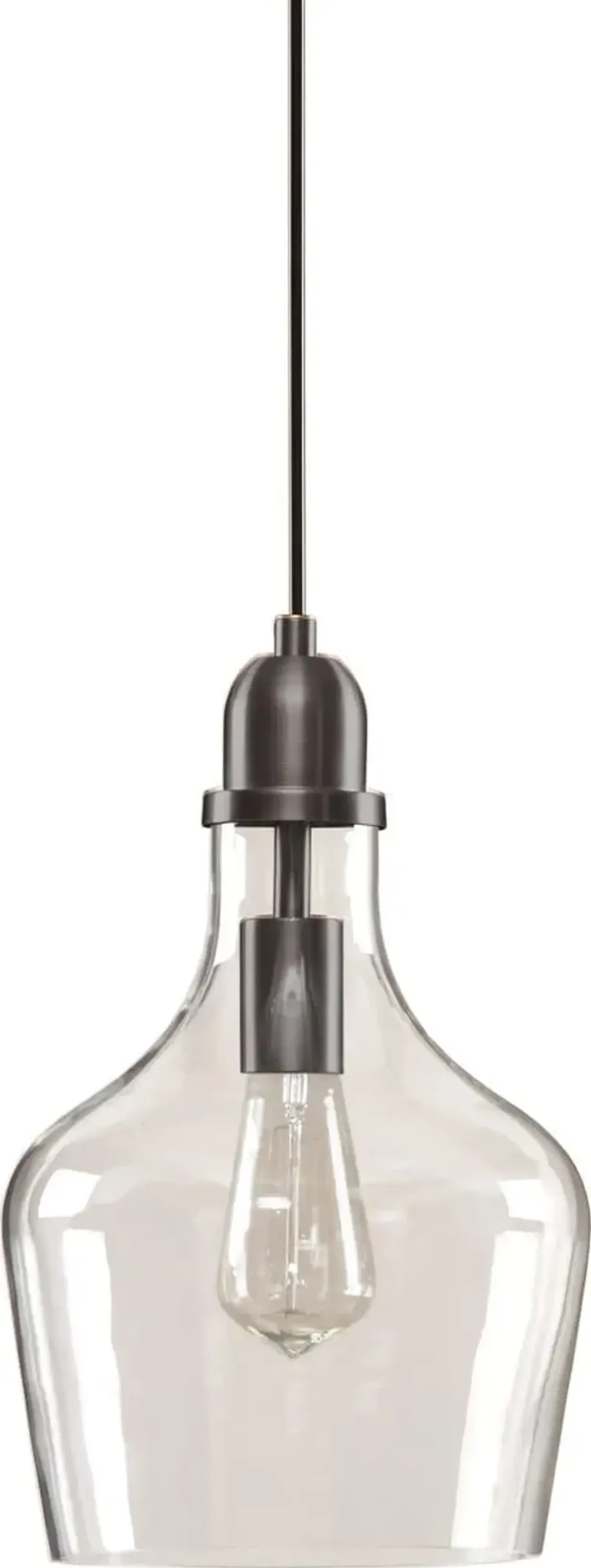 Kern Pendant Light - Black/Clear