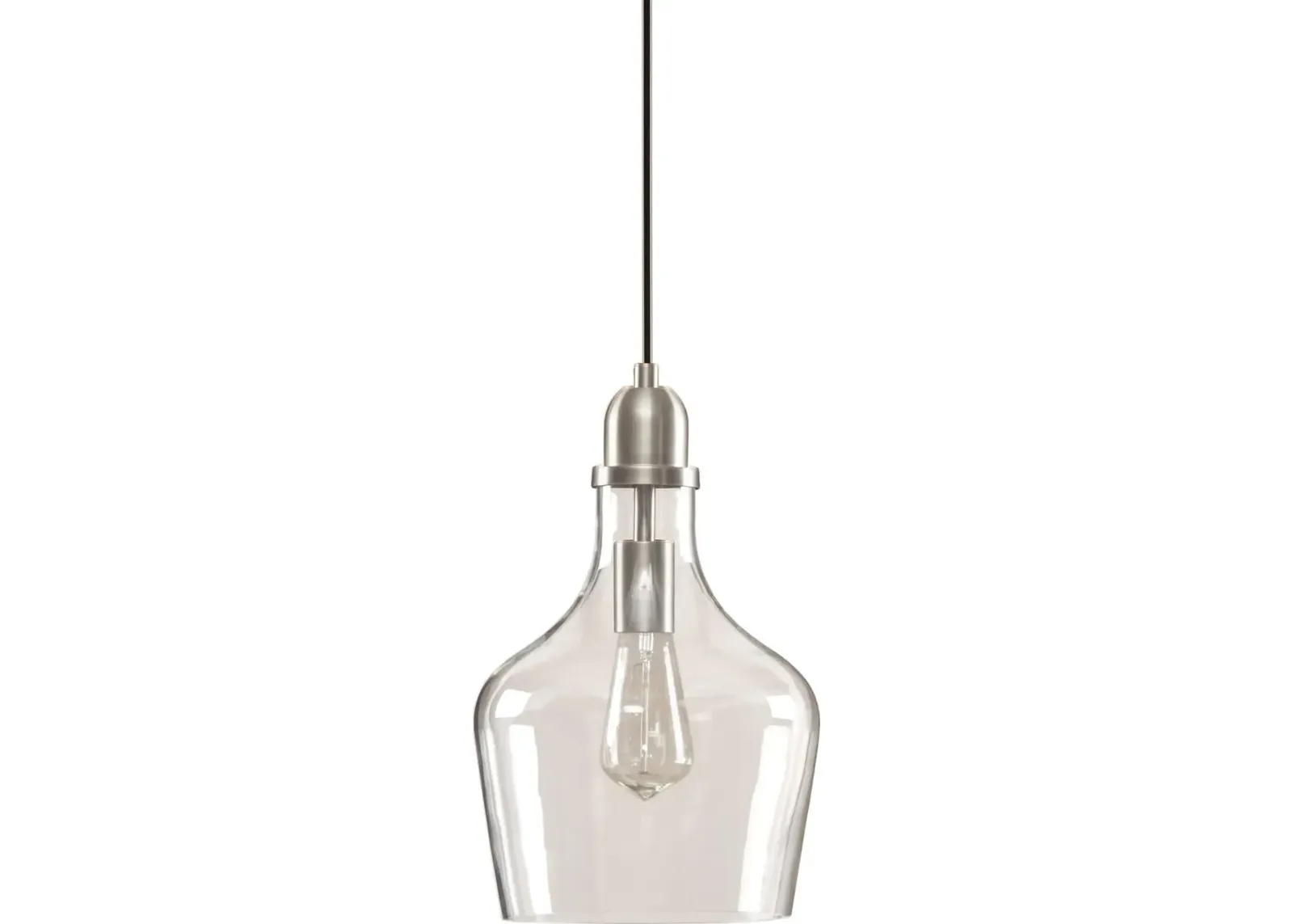 Kern Pendant Light - Silver/Clear