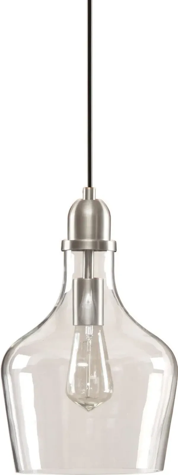 Kern Pendant Light - Silver/Clear