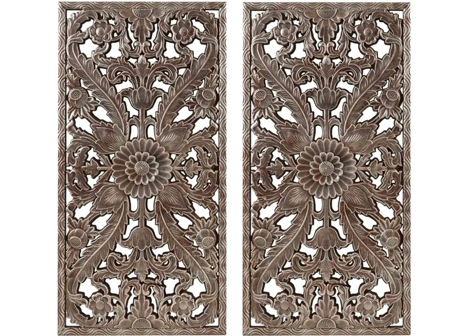 Carvel 2-Piece 32'' x 16'' Wall Art Set - Bronze