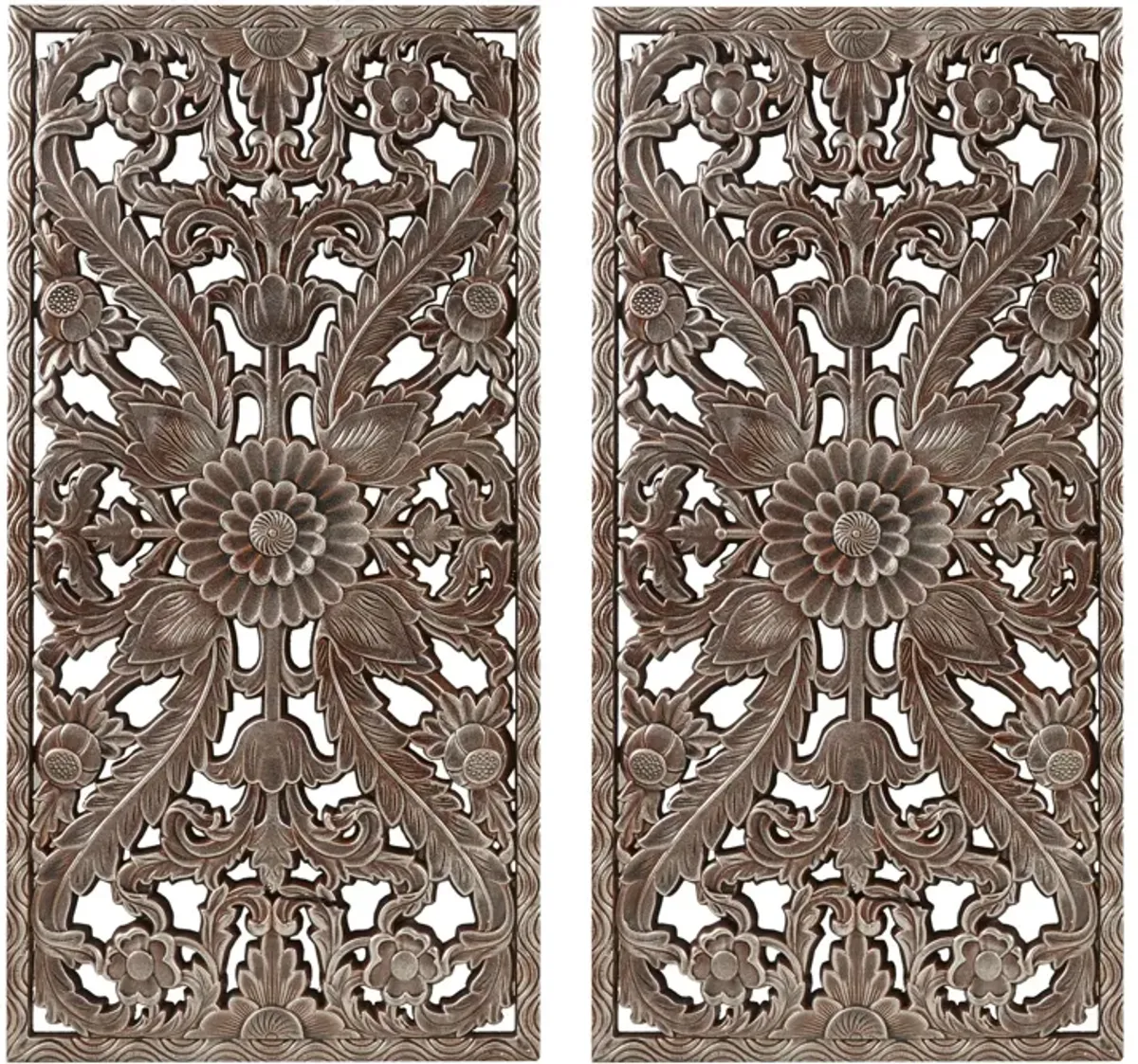 Carvel 2-Piece 32'' x 16'' Wall Art Set - Bronze