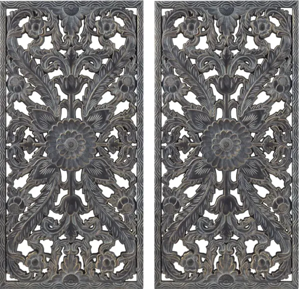 Carvel 2-Piece 32'' x 16'' Wall Art Set - Blue