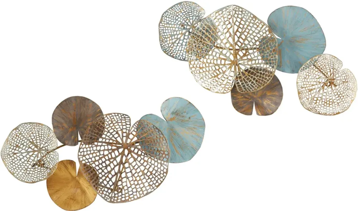 LilyPad 2-Piece  27'' x 16'' Wall Art Set