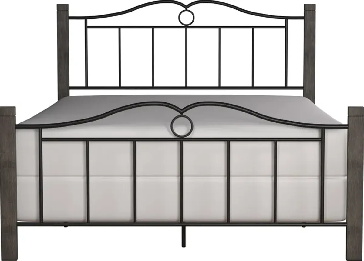 Maura Queen Bed - Black