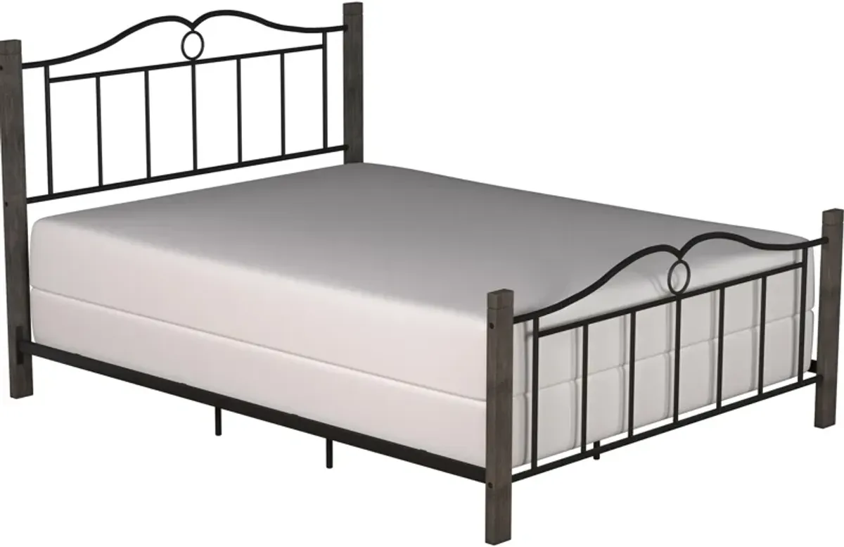 Maura Queen Bed - Black