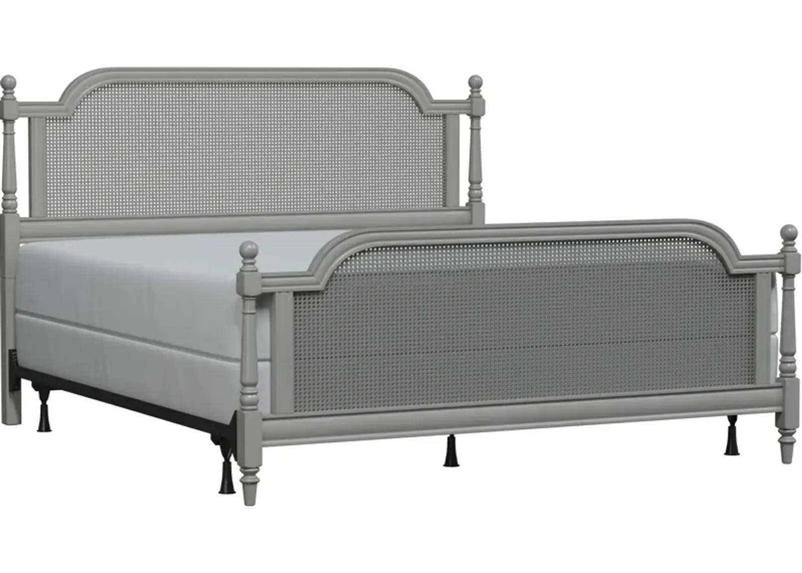 Zophia King Bed - Gray