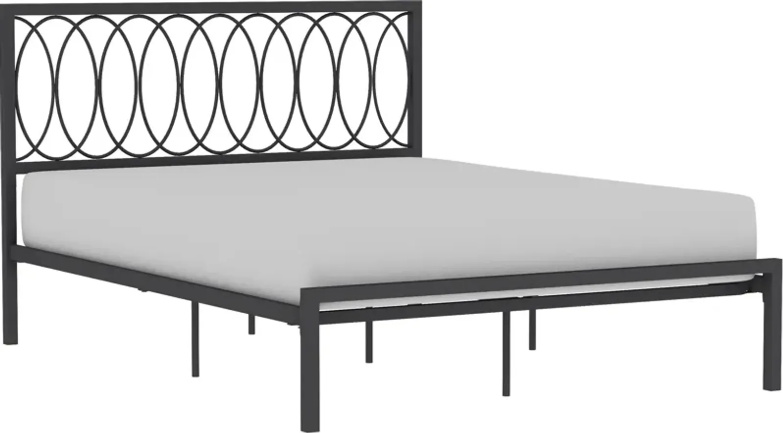 Petunia Queen Platform Bed - Gray