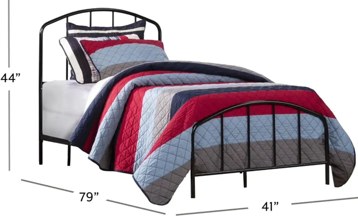 Lydia Twin Bed - Black