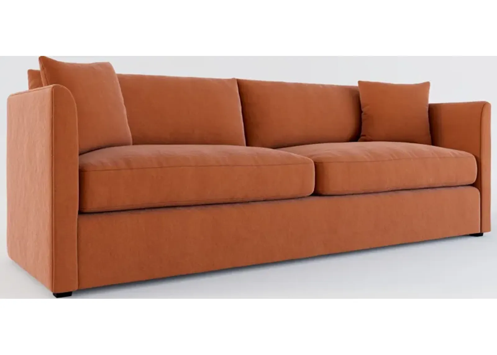 Benji Foam Comfort Sofa - Merrimac Brick