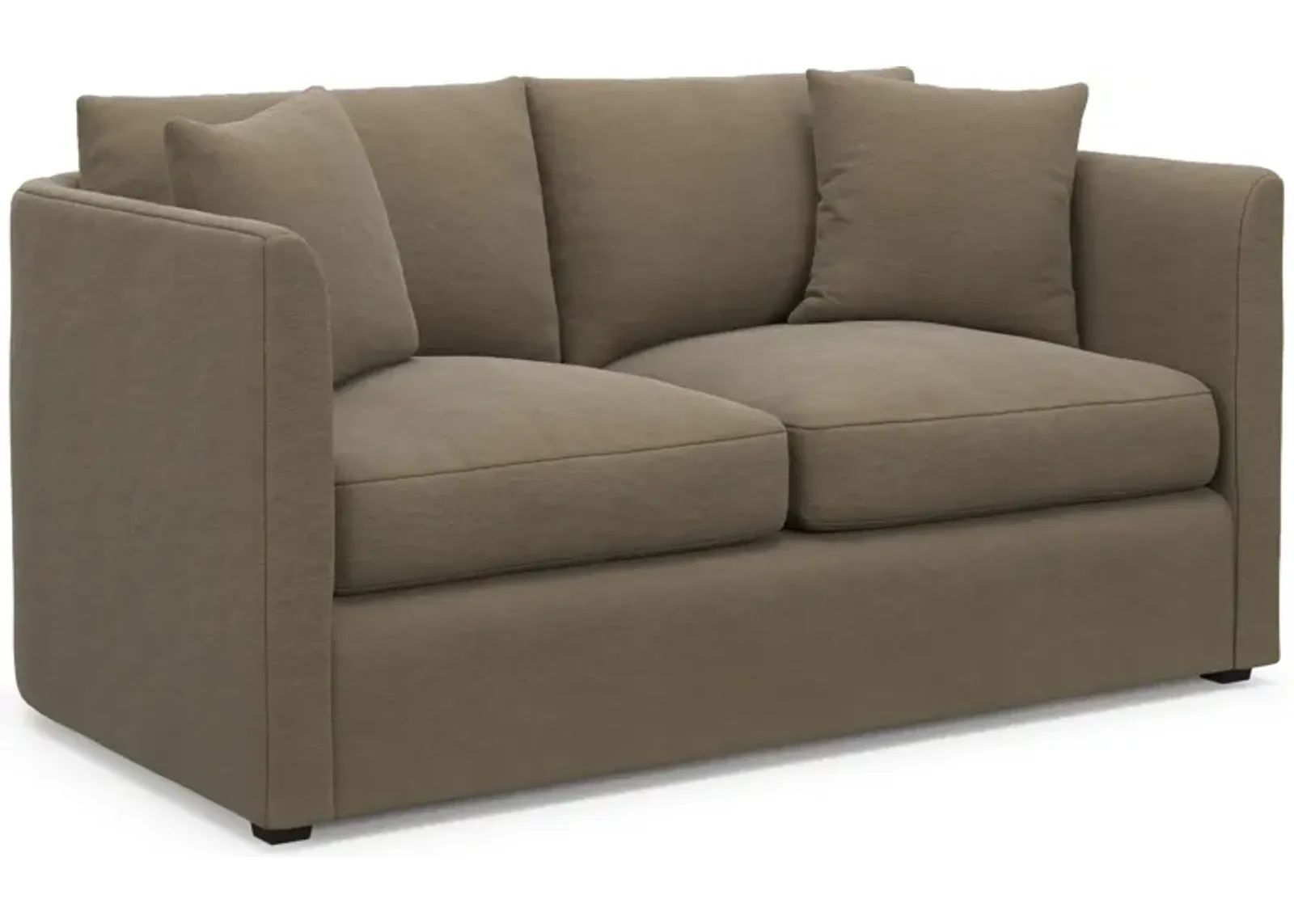 Benji Foam Comfort Loveseat - Merrimac Brownstone