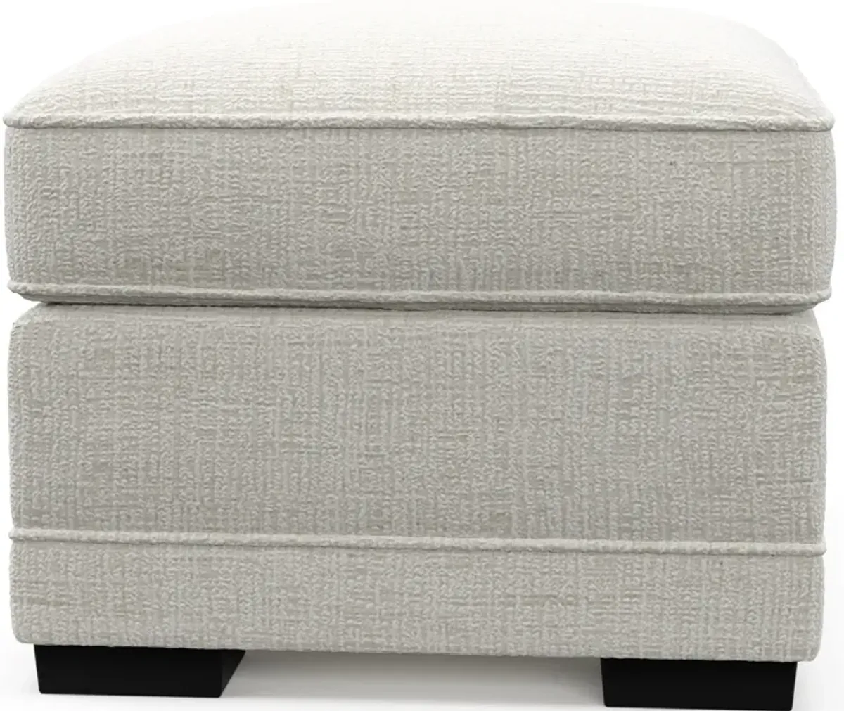 Pembroke Foam Comfort Ottoman - Bantu Pearl