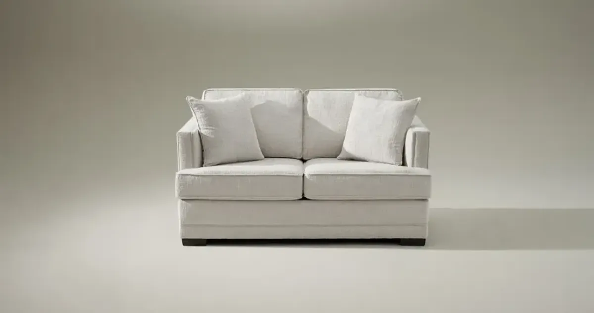 Pembroke Hybrid Comfort Loveseat - Bantu Pearl