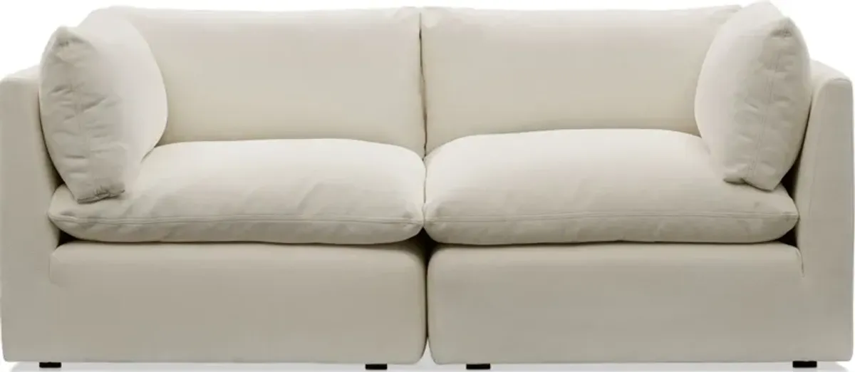 Lola 2-Piece Sofa - Ivory