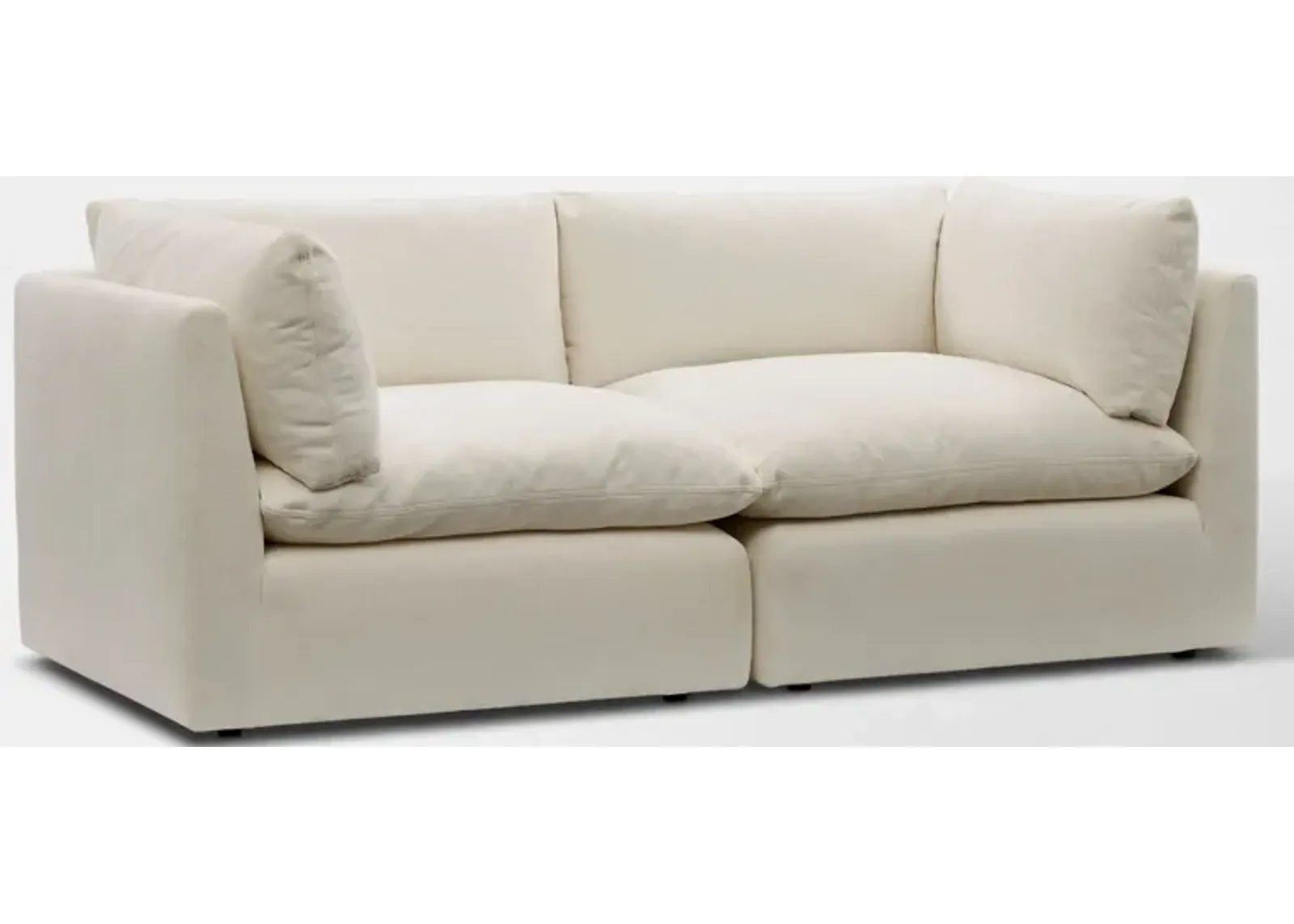 Lola 2-Piece Sofa - Ivory