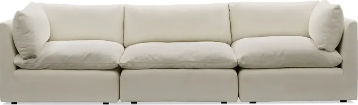 Lola 3-Piece Sofa - Ivory