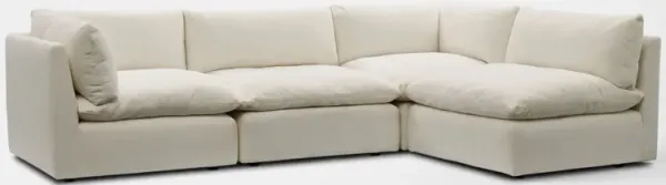 Lola 4-Piece Sectional - Ivory